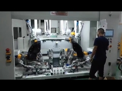 후방 펌퍼에 대한 통합 펀칭 및 웨일딩 기계