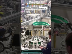 화주 그룹 오토 ABC 기둥 부품 조립 라인 덮개와 초음파 용접을 포함한 클립 삽입